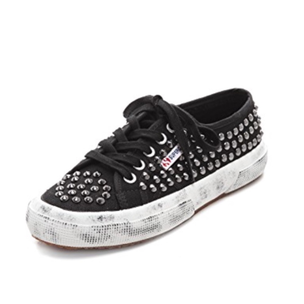Superga Studded Canvas Sneakers Size 9